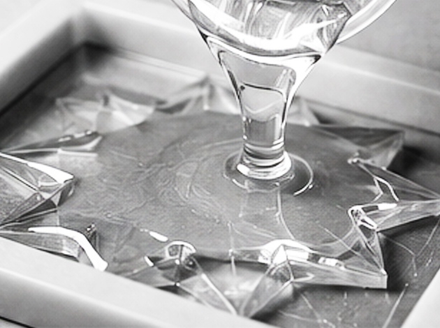 Handcrafted resin casting process