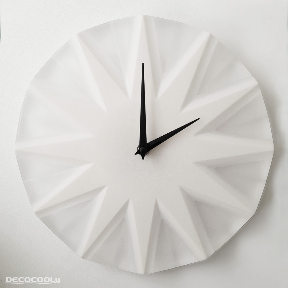 CrystalStar geometric wall clock
